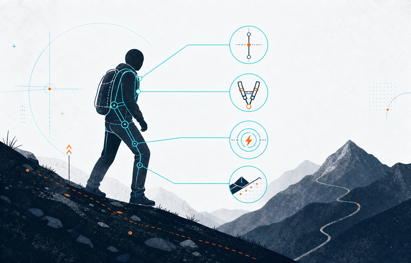 Illustration for Best Exoskeletons for Hiking