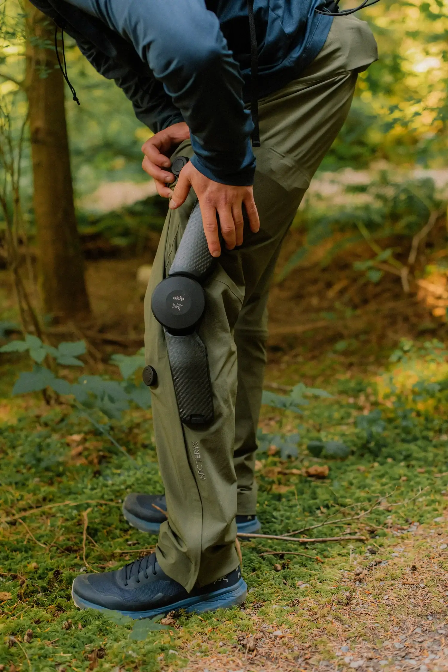 Skip × Arc'teryx MO/GO exoskeleton